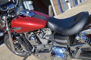 carbon fiber wrapped Harley Davidson