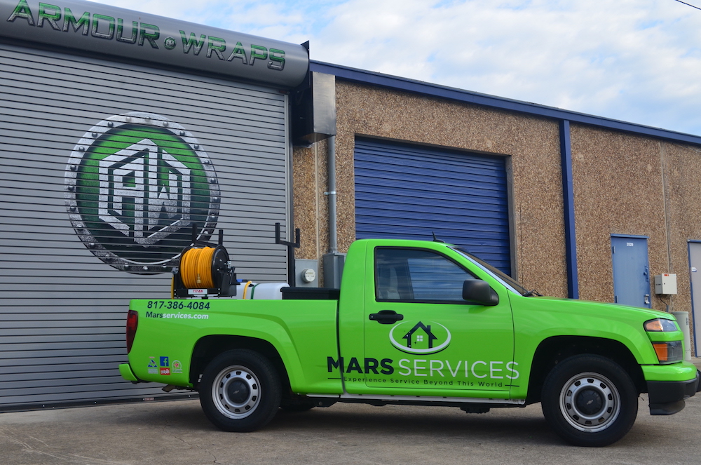 fleet wrap Mars Cleaning Services