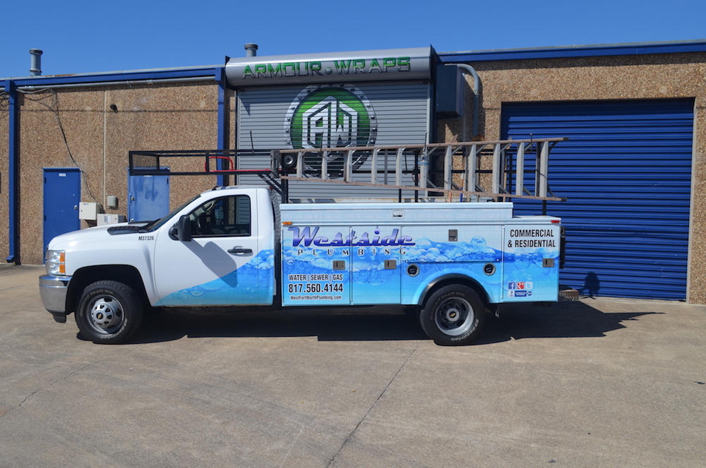 Plumbing Truck Wrap Westside Plumbing