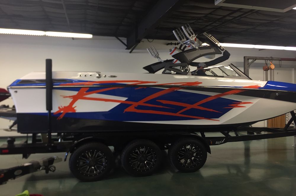Wakeboard Boat Wrap Tige Boat Wraps in Fort Worth Armour Wraps