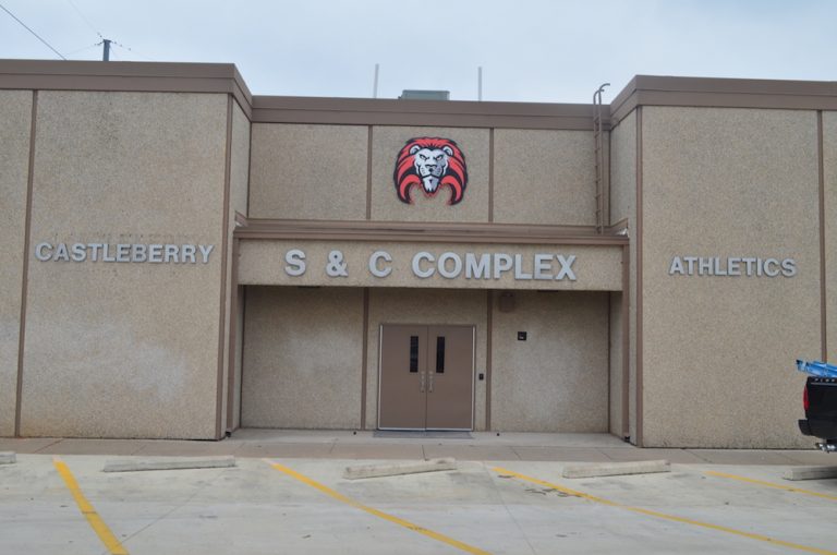 Custom Signs Castleberry High School in Fort Worth, TX Armour Wraps