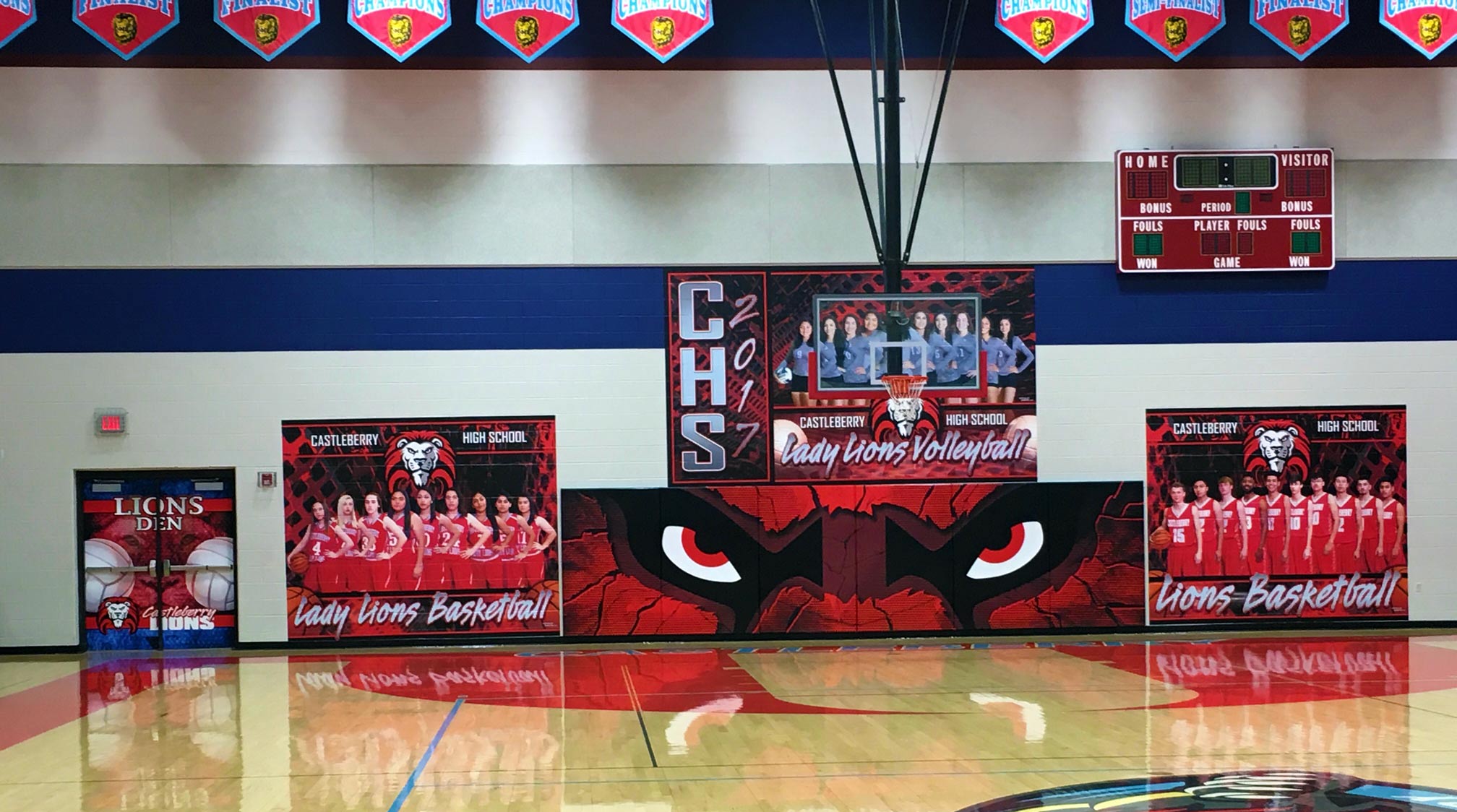 Athletic Facility Wall Wraps