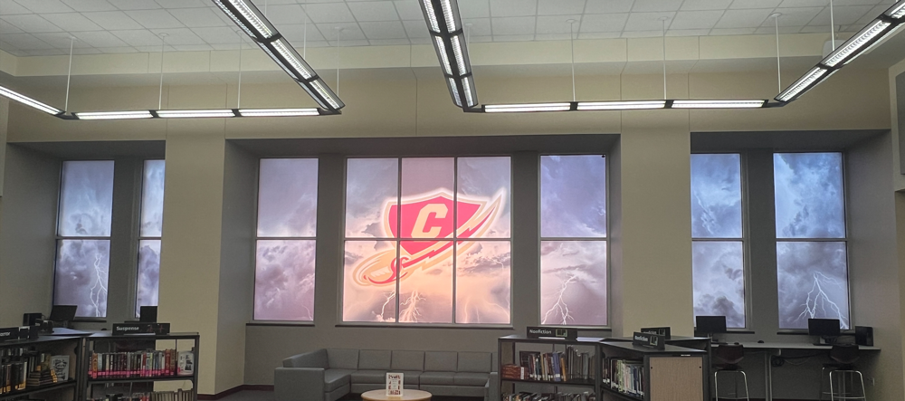 Custom Commercial Window Graphics Frosted