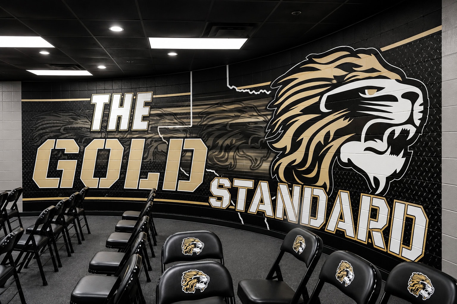 Custom school wall graphics and facility branding by Armour Wraps